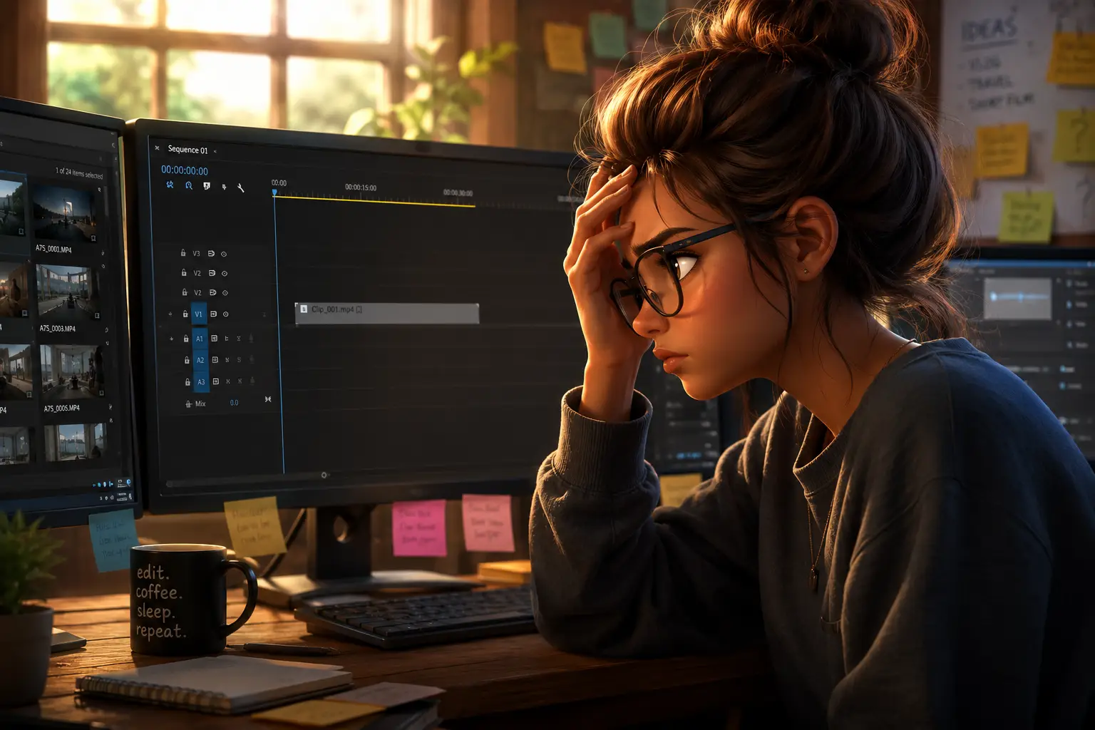 Video Editor Staring At Empty Timeline